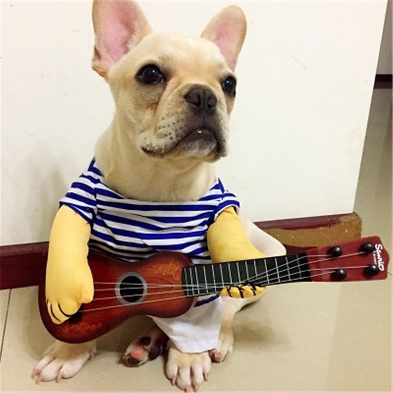 Dog in costume
